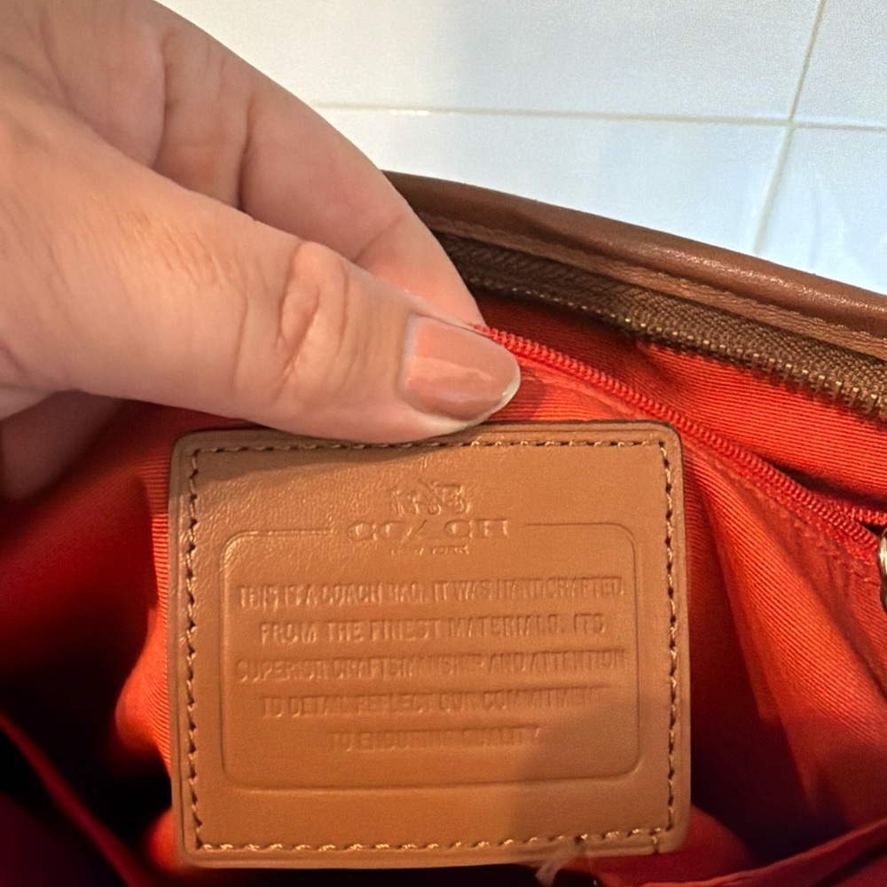 Coach Varsity Stripe File Bag F57897 - Picture 7 of 9